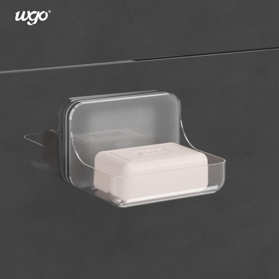 Shower Counter Damage Free Wall Mount Soap Dish Holder No Install Needed