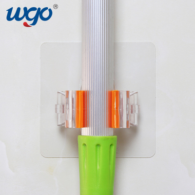 No Drilling Tools Needed Broom Mop Holder Gripper Hanger Closet Organizer